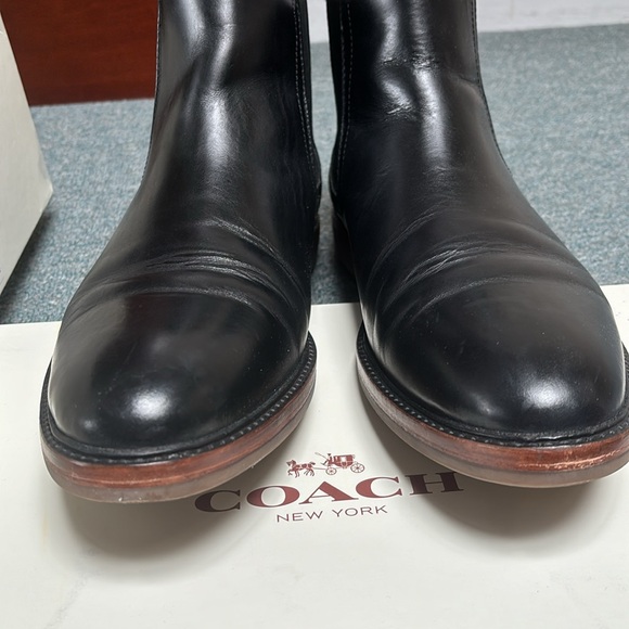 Coach leather ankle boots - Picture 8 of 9